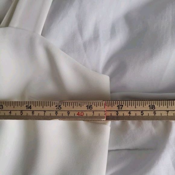 NEW $650 Alexis SASKIA Alabaster Sleeveles Mini Fringe Dress Sz M Bridal Wedding - Picture 15 of 16